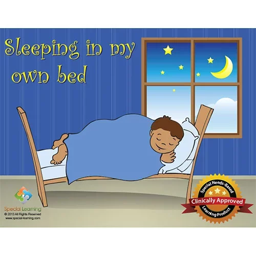 Printable: Sleeping In My Own Bed Social Story Curriculum